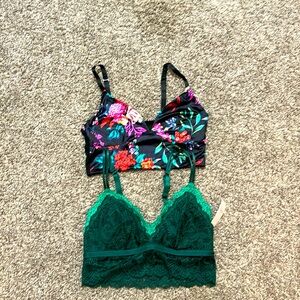 Two beautiful bralettes